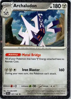 Archaludon - (Cosmos Holo) Promo Miscellaneous Cards & Products 107/142 NM - Image 1