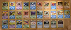 Pokemon TCG Fossil 1st Edition 29 Card Lot NM Uncommon/ Common / Trainer (LOT A) - Image 1