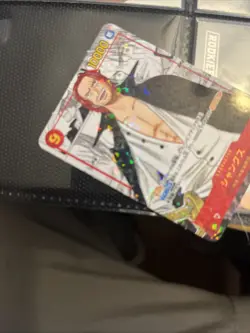 One Piece OP01-120 Manga Alt art Shanks Holo Japanese Jump Mini Promo Card - Image 4