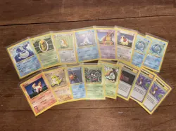 Pokemon Shadowless Base Set 16 Card Lot EX-NM Must See! - Image 1