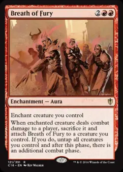 Breath of Fury - Medium Play MTG Commander 2016 Edition - Image 1