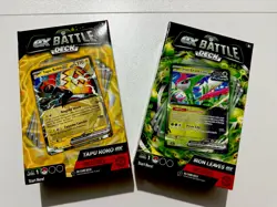 Pokemon EX battle Deck Tapu Koko And Iron Leaves 60 Card Deck Each Sealed. - Image 1