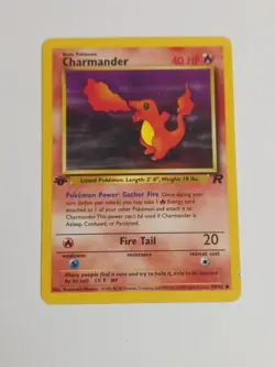 Pokemon Card Charmander Team Rocket 1st Edition Common 50/82 - LP/NM - Image 1