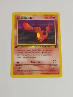 Pokemon Card Charmander Team Rocket 1st Edition Common 50/82 - LP/NM - Image 2