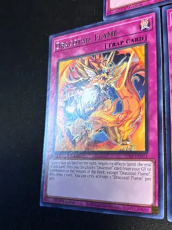 Dracotail Flame & DracoTail Horn JUSH-EN010/EN011 - Rare - 1st Edition - 3 Cards - Image 5