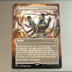 Teferi’s Protection Extended Art Full Art X1 Double Masters NM Condition - Image 1