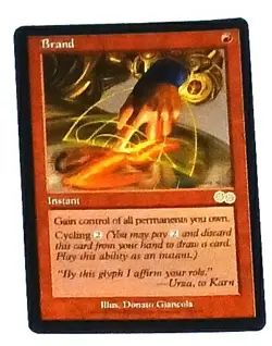 Magic the Gathering * MTG * 1 x Brand * Urza's Saga * LP - Image 1