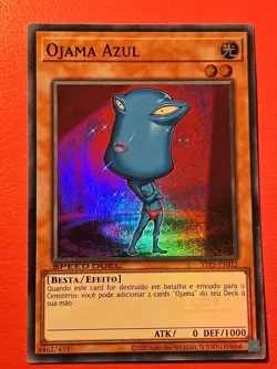 Ojama Blue●YUGIOH●STP5●2023●PORTUGUESE●SUPER RARE●SPEED DUEL●NM●34245 - Image 1