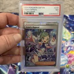 2024 POKEMON SSP EN-SURGING SPARKS ULTRA RARE #234 LISIA'S APPEAL PSA 7 - Image 1