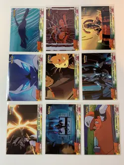 Pokemon Topps 1999 The First Movie Complete Set 72/72 Black & Blue Logos NM-Mint - Image 1