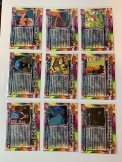 Pokemon Topps 1999 The First Movie Complete Set 72/72 Black & Blue Logos NM-Mint - Image 4