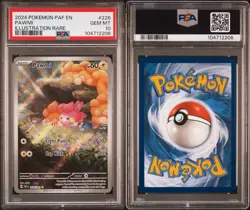 2024 Pokemon Pawmi GEM MINT Illustration Rare PSA 10 Paldean Fates 226/091 - Image 1