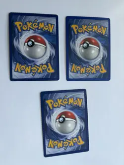 Pokemon Black Star Promo psyduck, Cleffa, and Team Rocket’s Meowth. Lot Of 3. - Image 2