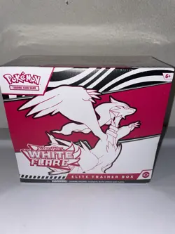 Pokemon TCG Scarlet & Violet White Flare ETB Elite Trainer Box Factory Sealed - Image 1