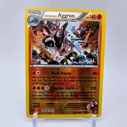 Team Magma's Aggron #14 + Bonus! - Reverse Foil ✨ Pokemon XY Double Crisis - NM - Image 2