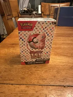 Pokemon TCG Scarlet & Violet 151 Booster Bundle Sealed New (6 packs) - Image 1