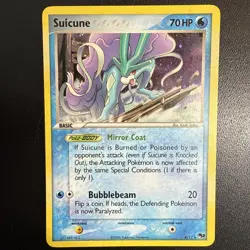 FREE SHIPPING Suicune - 4/17 - POP Series 2 - Holo - Pokemon TCG 2006 Vintage MP - Image 1