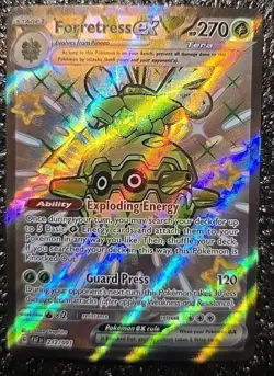 Pokemon TCG Forretress ex 212/091 Paldean Fates 2024 NM - Image 2