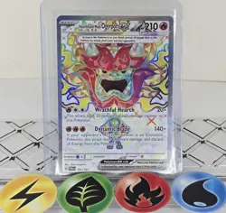Pokemon TCG Hearthflame Mask Ogerpon EX 192/167 Twilight Masquerade 2024 NM - Image 1