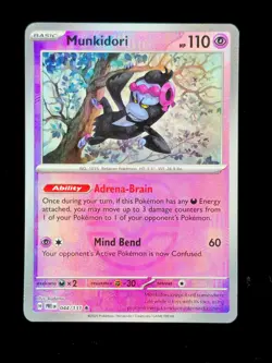 Munkidori Master Ball 44 Pokemon Prismatic (PRE) 2025 NM 🔥🔥🔥 - Image 1