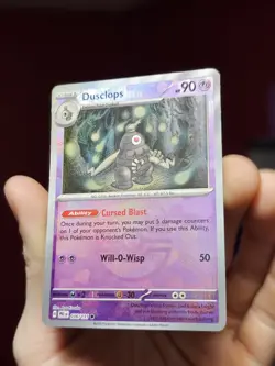 Dusclops Reverse Holo MasterBall 036/131 Prismatic Evolutions Pokemon NM - Image 2
