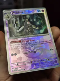 Dusclops Reverse Holo MasterBall 036/131 Prismatic Evolutions Pokemon NM - Image 3