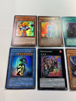 Yu-Gi-Oh! TCG 8 Bulk Vintage Holos No Duplicates DMG to MP CONDITION FAST SHIP! - Image 2