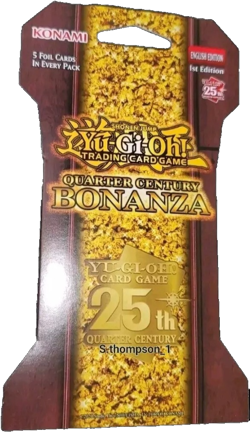 Yu-Gi-Oh! New TCG One (1) YuGiOh Quarter Century Bonanza Blister Pack Fast Ship! - Image 1