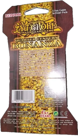 Yu-Gi-Oh! New TCG One (1) YuGiOh Quarter Century Bonanza Blister Pack Fast Ship! - Image 2