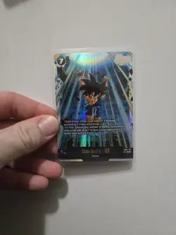 Dragon Ball Card Game Fusion World Son Goku : GT FB07-122 Secret Rare NM!! - Image 1
