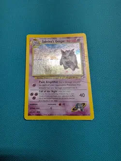 Pokemon Gengar Holo Gym Heroes Card 14/132 Sabrina's Gengar - Image 1