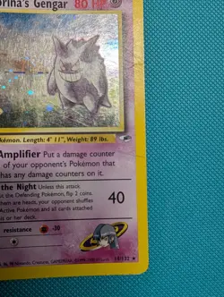 Pokemon Gengar Holo Gym Heroes Card 14/132 Sabrina's Gengar - Image 2