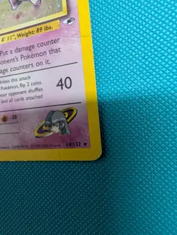 Pokemon Gengar Holo Gym Heroes Card 14/132 Sabrina's Gengar - Image 4