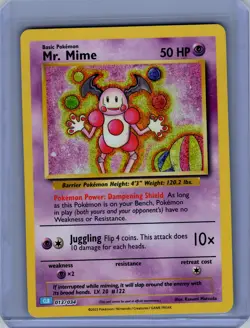 Pokemon Trading Card Game Classic #013/034 Mr. Mime Near Mint or Better - Image 1