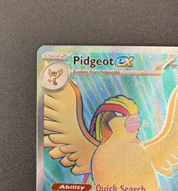 Pidgeot ex 217/197 - Ultra Rare Colorless Holo - Pokemon Card - Near Mint NM - Image 2