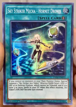 Sky Striker Mecha Hornet Drones DASA-EN033 Super Rare 1st Ed NM/VLP w/Tracking - Image 1