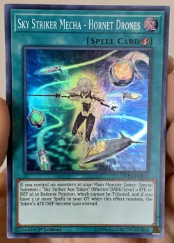 Sky Striker Mecha Hornet Drones DASA-EN033 Super Rare 1st Ed NM/VLP w/Tracking - Image 2