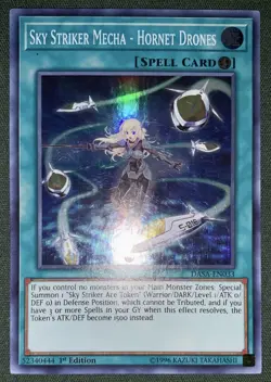 Sky Striker Mecha Hornet Drones DASA-EN033 Super Rare 1st Ed NM/VLP w/Tracking - Image 4