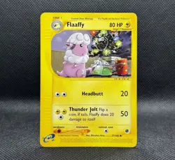 Pokemon TCG: Flaaffy 77/165 (2002) Expedition • Non-holo E-reader Series Card NM - Image 1