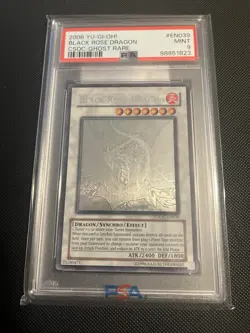 Black Rose Dragon Ghost Rare CSOC-EN039 Crossroads of Chaos Unlimited PSA 9 - Image 1