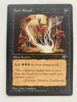 Dark Ritual Mirage Regular Magic the Gathering MTG Card - Image 1