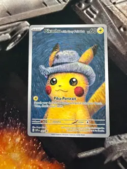 Pikachu with Grey Felt Hat 085 Sv: Scarlet & Violet Promo Card Van Gogh - Image 1