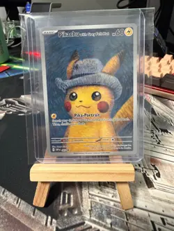 Pikachu with Grey Felt Hat 085 Sv: Scarlet & Violet Promo Card Van Gogh - Image 3