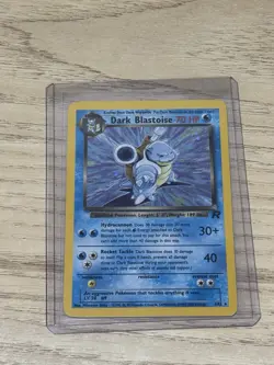 Pokemon TCG Cards Dark Blastoise 3/82 Team Rocket Holo Rare - Image 1