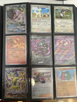 Pokemon card binder with over 100 V/ex/mega/VMAX/holo Pokemon card collection - Image 3