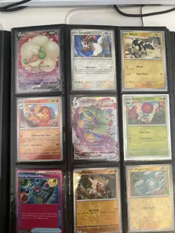 Pokemon card binder with over 100 V/ex/mega/VMAX/holo Pokemon card collection - Image 5
