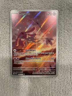 Mesprit Pokemon TCG Surging Sparks Illustration Rare Card #204/191 NM Condition - Image 2