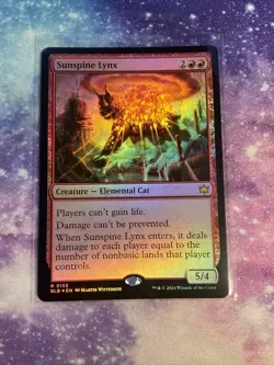 ​​1x MTG BLB Sunspine Lynx, Near Mint Foil​​ - Image 1