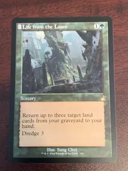 Life from the Loam FOIL Retro Frame Ravnica Remastered NM MTG - Image 1