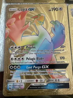 Pokemon 4 Vmax Gx Gold Foil 🔥Fan Art🔥set NM - Image 2